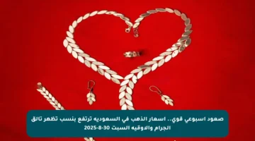 صعود أسبوعي قوي.. أسعار الذهب في السعودية ترتفع بنسب تظهر تألق الجرام والأوقية السبت 30-8-2025